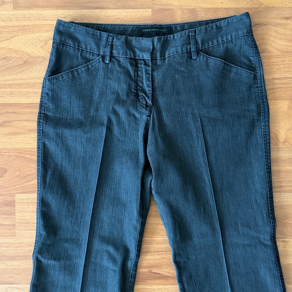 ❤️ Express Design Studio Editor Grey Jeans Size 6 - Picture 3 of 14